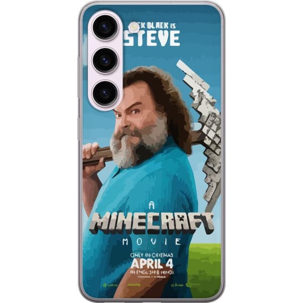 Samsung Galaxy S23 Gennemsigtig cover En Minecraft-film