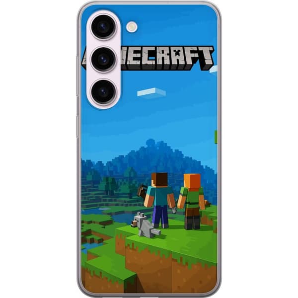 Samsung Galaxy S23 Läpinäkyvä kuori Minecraft Key Art