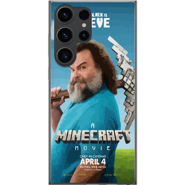 Samsung Galaxy S24 Ultra Gjennomsiktig deksel En Minecraft-film