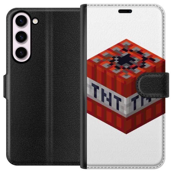 Samsung Galaxy S23+ Lompakkokotelo Minecraft TNT