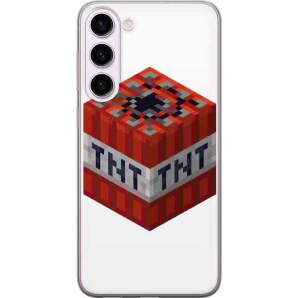 Samsung Galaxy S23+ Gennemsigtig cover Minecraft TNT