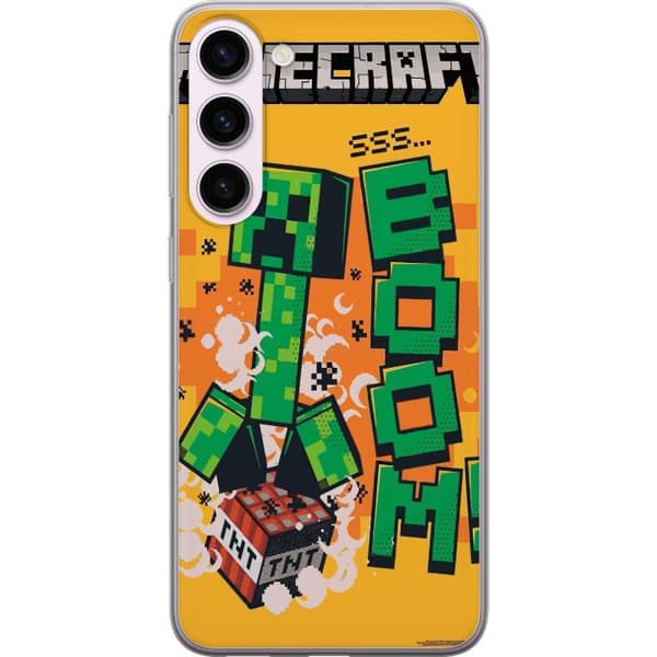 Samsung Galaxy S23+ Gjennomsiktig deksel Minecraft Boom