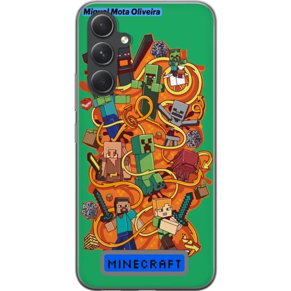 Samsung Galaxy S24 FE Gennemsigtig cover Minecraft