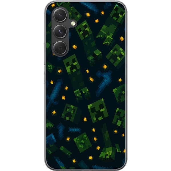 Samsung Galaxy S24 FE Gennemsigtig cover Minecraft Dungeons Mob