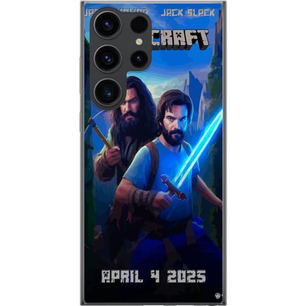 Samsung Galaxy S24 Ultra Gjennomsiktig deksel En Minecraft-film