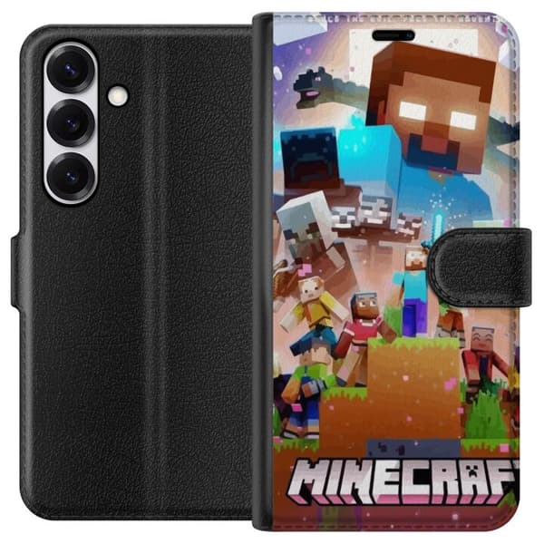 Samsung Galaxy S25 Lommeboketui Minecraft