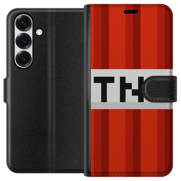 Samsung Galaxy S25 Lommeboketui Minecraft TNT