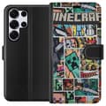 Miniatyrbilde 1 av 3: Samsung Galaxy S25 Ultra Lommeboketui Minecraft Kunsthåndverk
