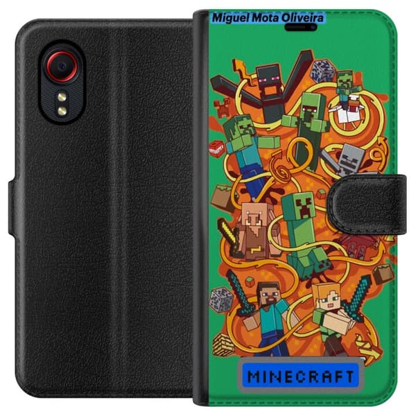 Samsung Galaxy Xcover 5 Tegnebogsetui Minecraft