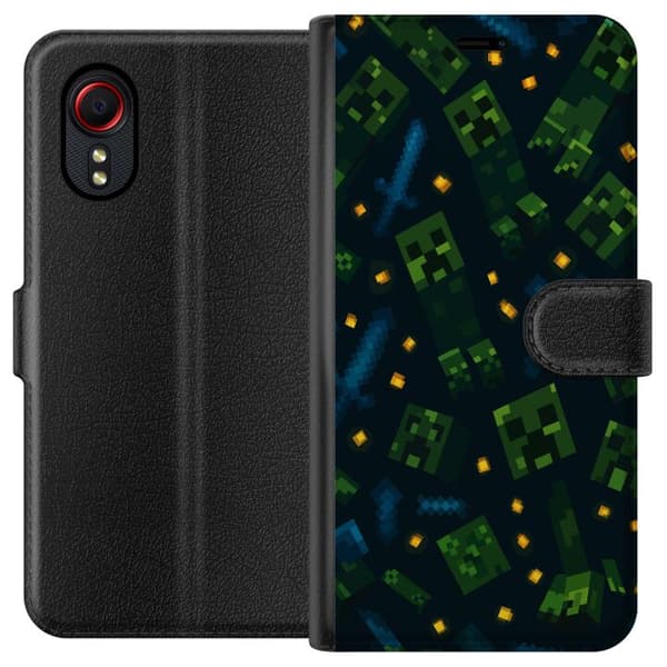 Samsung Galaxy Xcover 5 Tegnebogsetui Minecraft Dungeons Mob