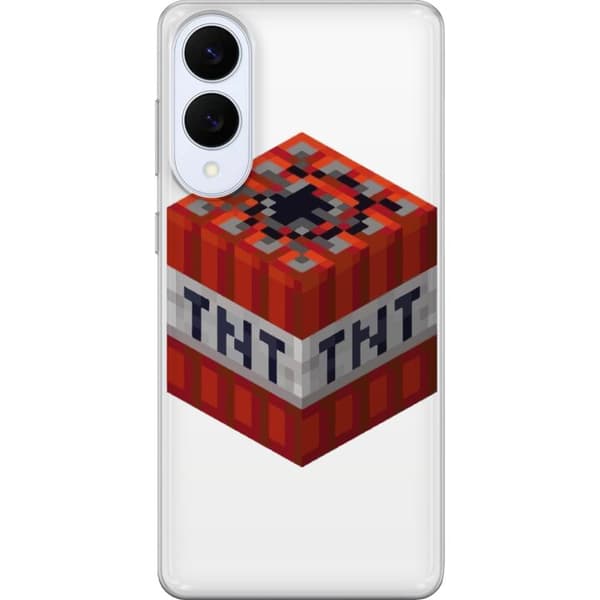 Samsung Galaxy S25 Edge Gjennomsiktig deksel Minecraft TNT