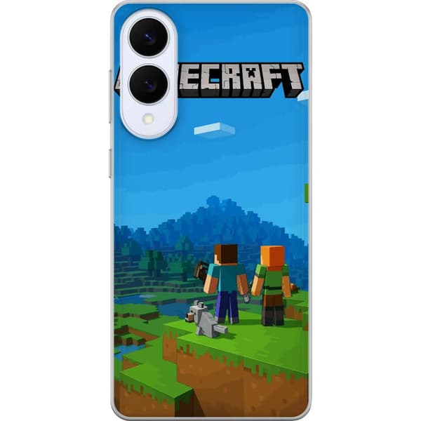 Samsung Galaxy S25 Edge Gjennomsiktig deksel Minecraft Key Art