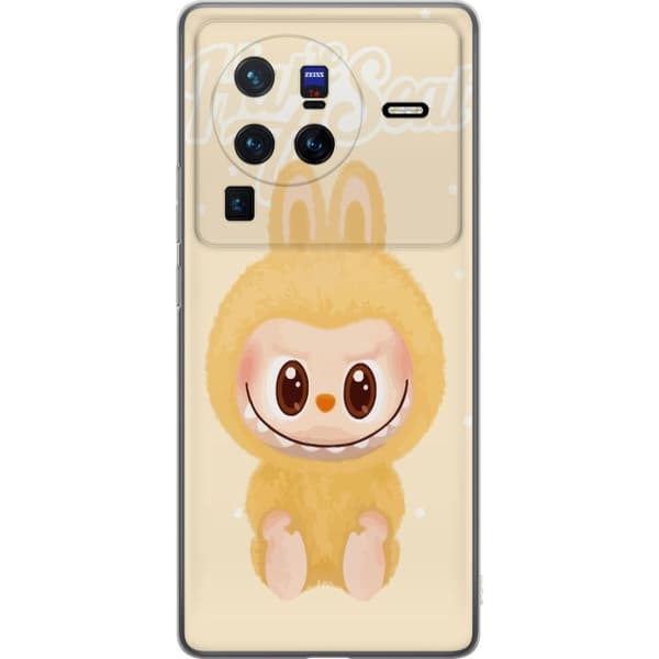 vivo X80 Pro Genomskinligt Skal Pop mart labubu