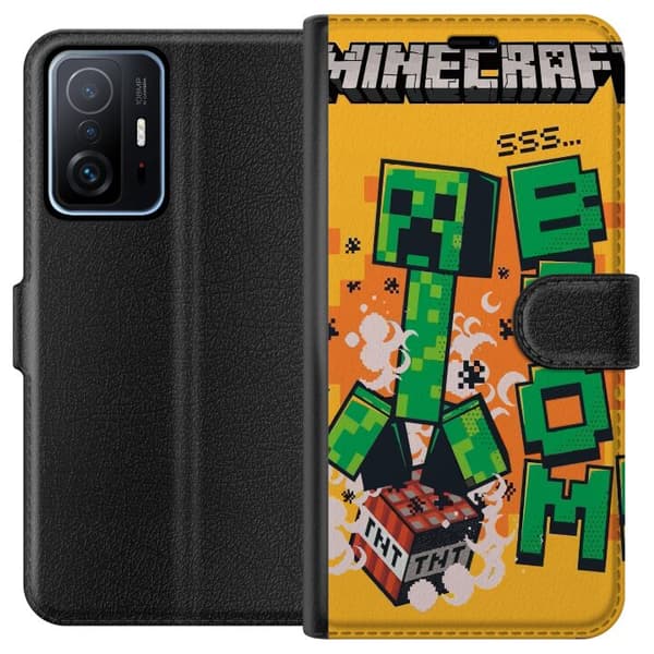 Xiaomi 11T Plånboksfodral Minecraft Boom