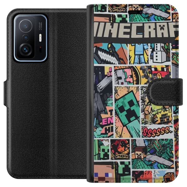 Xiaomi 11T Plånboksfodral Minecraft Art
