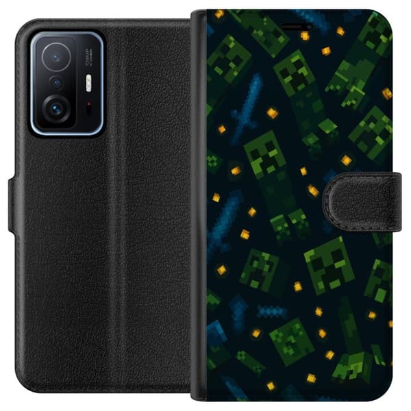 Xiaomi 11T Tegnebogsetui Minecraft Dungeons Mob