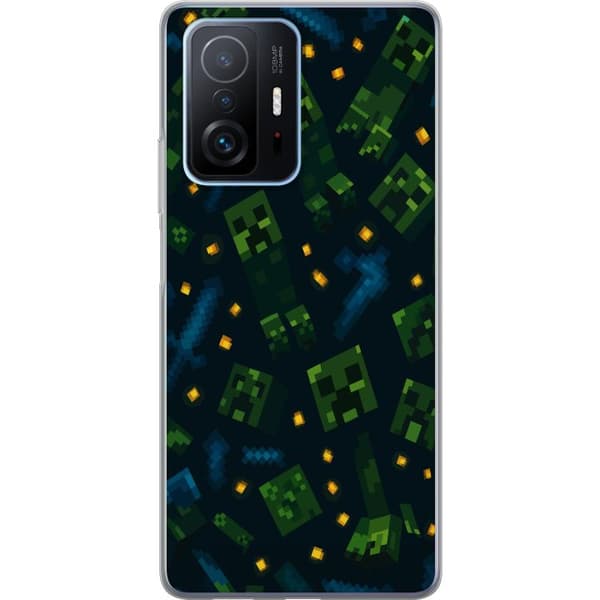Xiaomi 11T Gennemsigtig cover Minecraft Dungeons Mob
