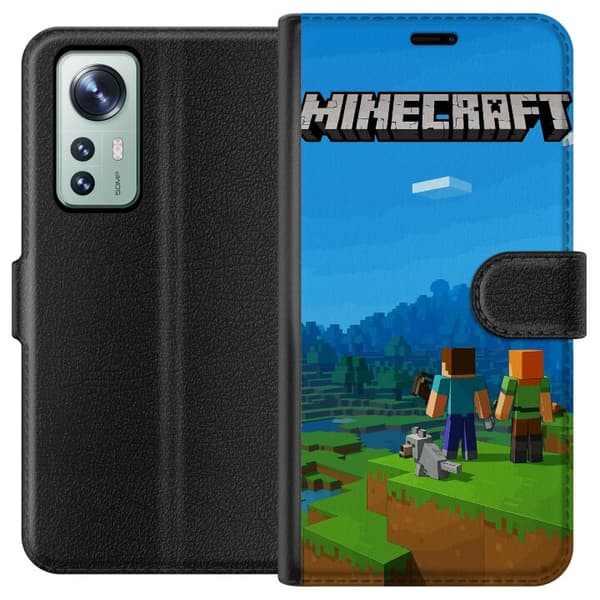 Xiaomi 12 Lommeboketui Minecraft Key Art