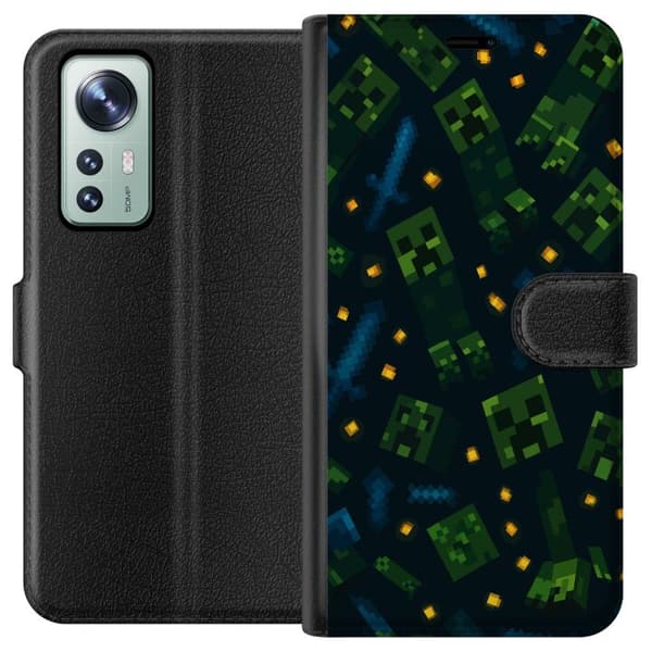 Xiaomi 12 Lommeboketui Minecraft Dungeons Mob