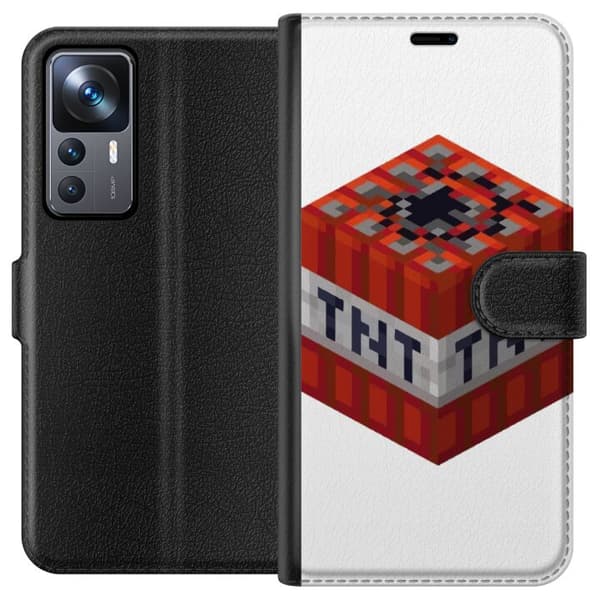 Xiaomi 12T Tegnebogsetui Minecraft TNT
