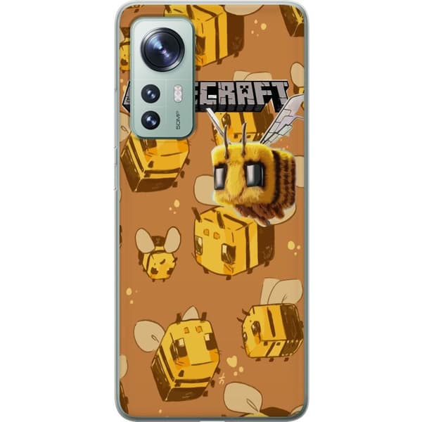 Xiaomi 12 Gjennomsiktig deksel Minecraft Bi