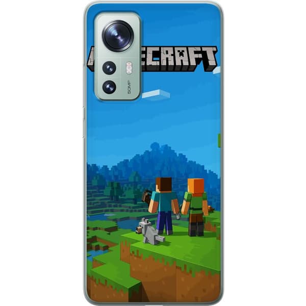 Xiaomi 12 Gennemsigtig cover Minecraft Key Art