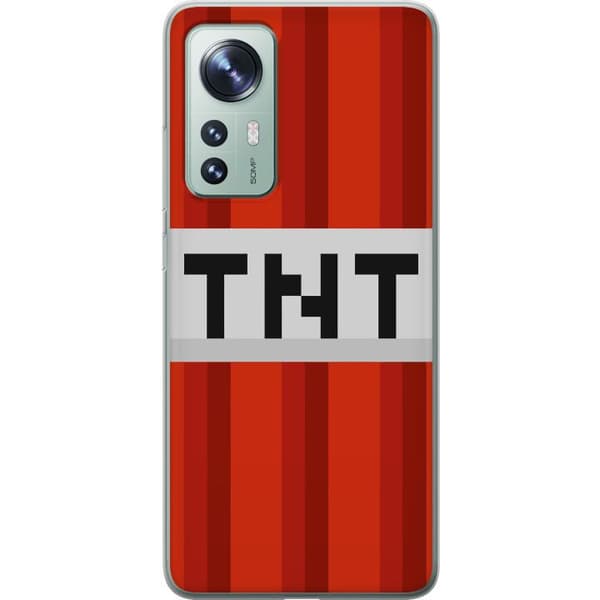 Xiaomi 12 Gjennomsiktig deksel Minecraft TNT