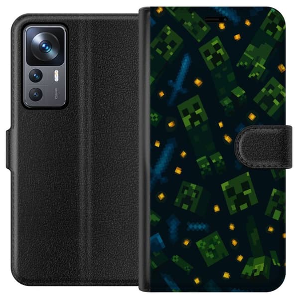 Xiaomi 12T Pro Tegnebogsetui Minecraft Dungeons Mob