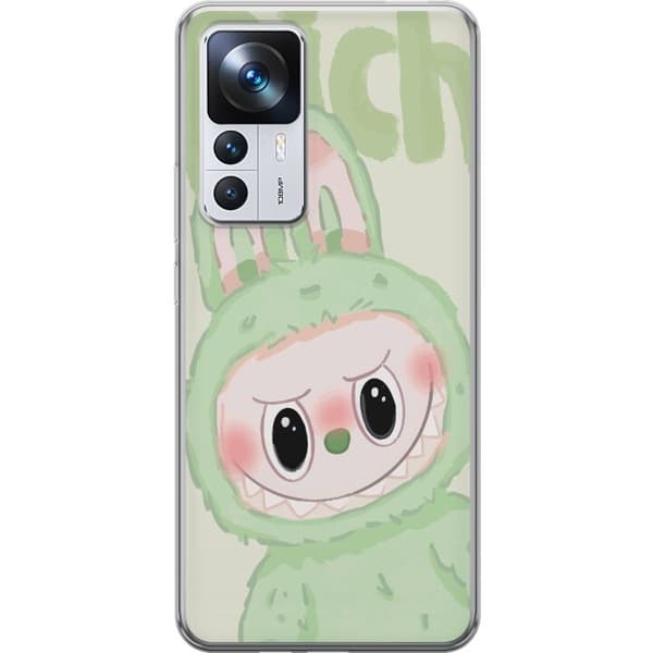 Xiaomi 12T Pro Läpinäkyvä kuori Pop mart labubu