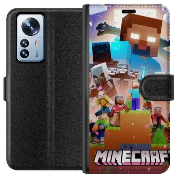 Xiaomi 12 Pro Tegnebogsetui Minecraft