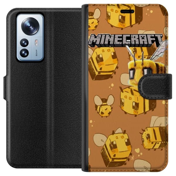 Xiaomi 12 Pro Tegnebogsetui Minecraft Bi