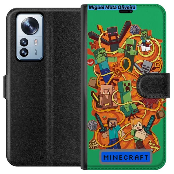 Xiaomi 12 Pro Tegnebogsetui Minecraft