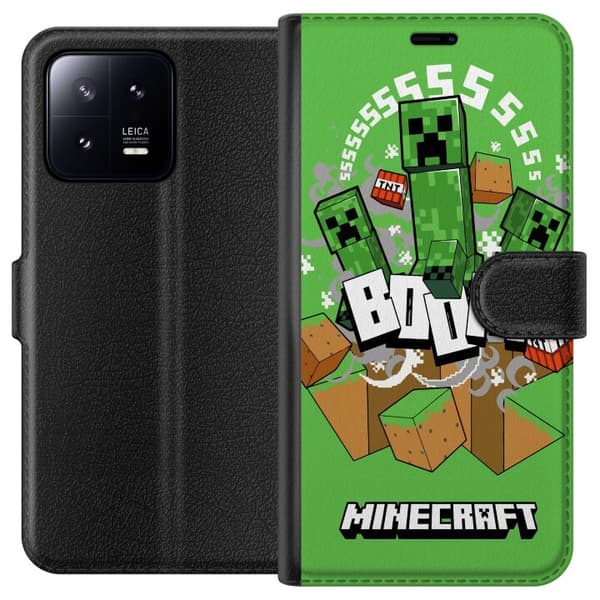Xiaomi 13 Lommeboketui Minecraft Boom