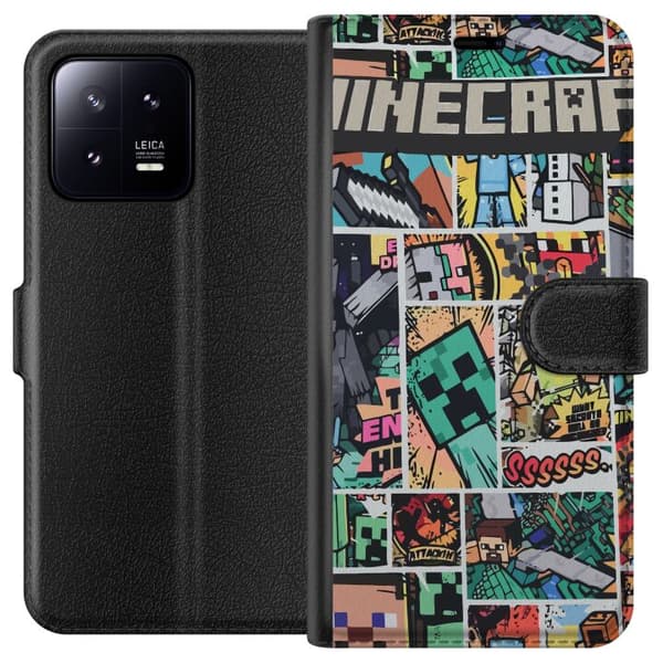 Xiaomi 13 Plånboksfodral Minecraft Art