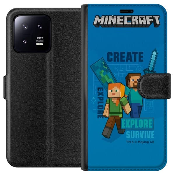 Xiaomi 13 Plånboksfodral Minecraft Caves