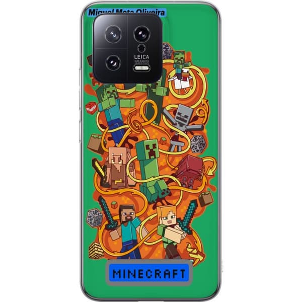 Xiaomi 13 Gennemsigtig cover Minecraft
