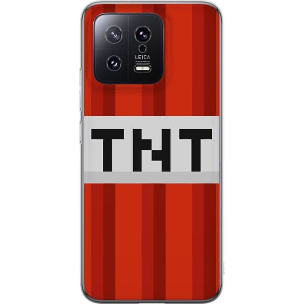 Xiaomi 13 Läpinäkyvä kuori Minecraft TNT