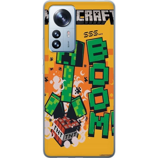 Xiaomi 12 Pro Läpinäkyvä kuori Minecraft Boom