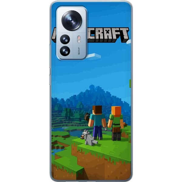 Xiaomi 12 Pro Läpinäkyvä kuori Minecraft Key Art
