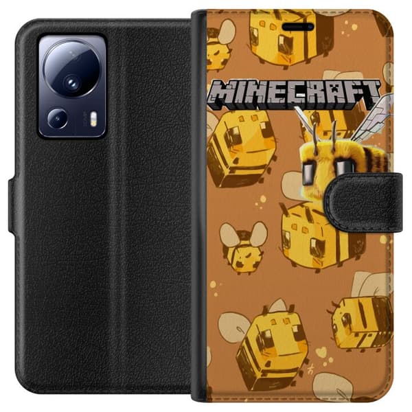 Xiaomi 13 Lite Tegnebogsetui Minecraft Bi