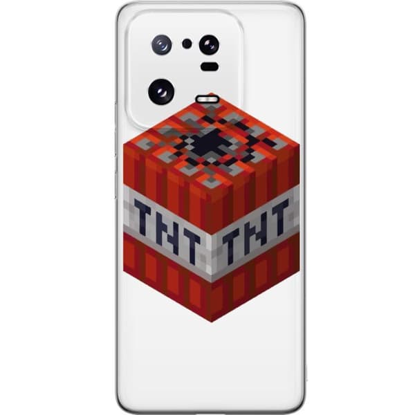 Xiaomi 13 Pro Gennemsigtig cover Minecraft TNT