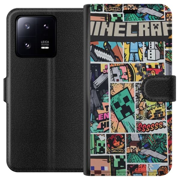 Xiaomi 13 Pro Tegnebogsetui Minecraft Kunst