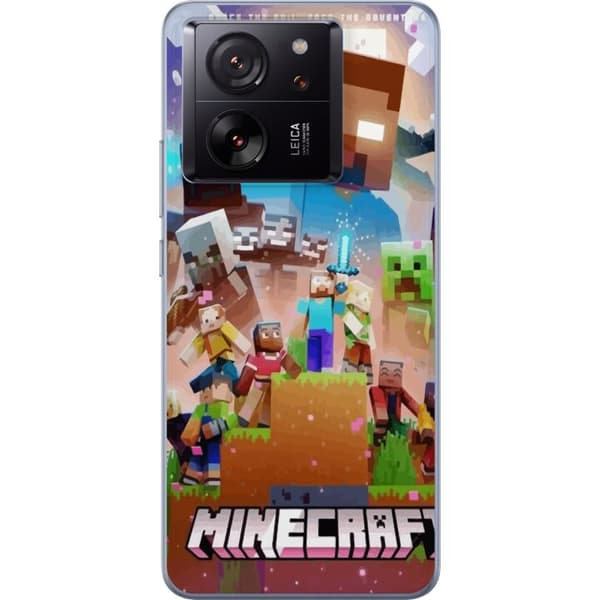 Xiaomi 13T Gjennomsiktig deksel Minecraft