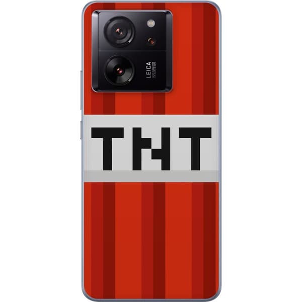Xiaomi 13T Läpinäkyvä kuori Minecraft TNT