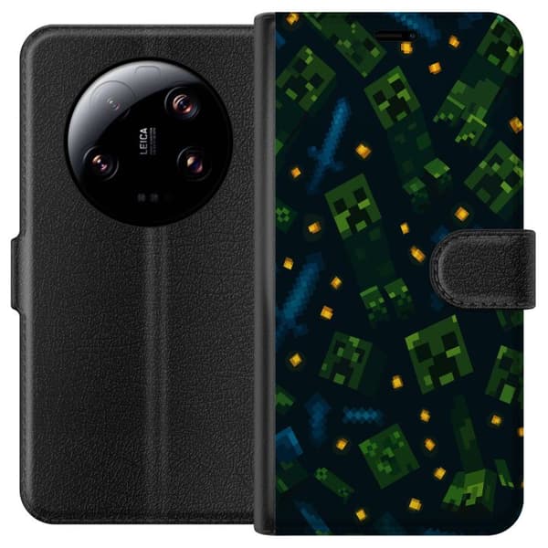 Xiaomi 13 Ultra Lompakkokotelo Minecraft Dungeons Mob