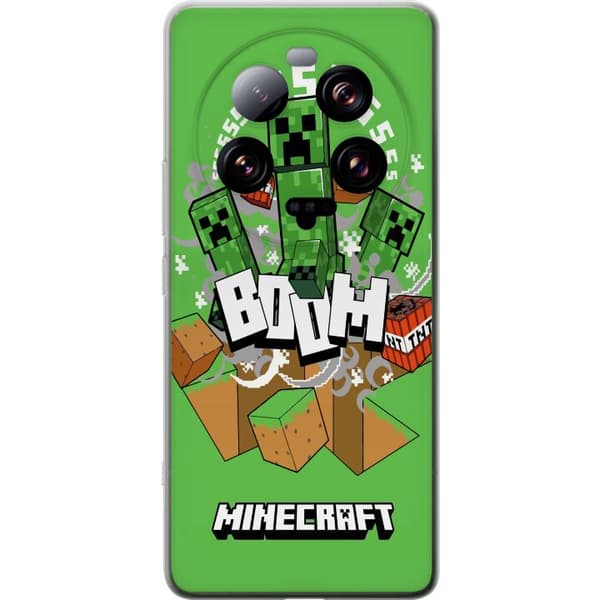Xiaomi 13 Ultra Gjennomsiktig deksel Minecraft Boom