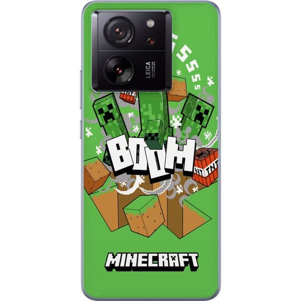 Xiaomi 13T Pro Gennemsigtig cover Minecraft Boom