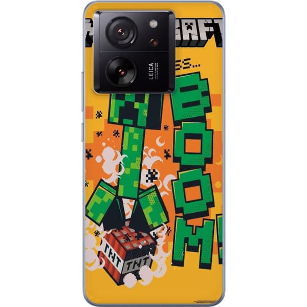 Xiaomi 13T Pro Gjennomsiktig deksel Minecraft Boom