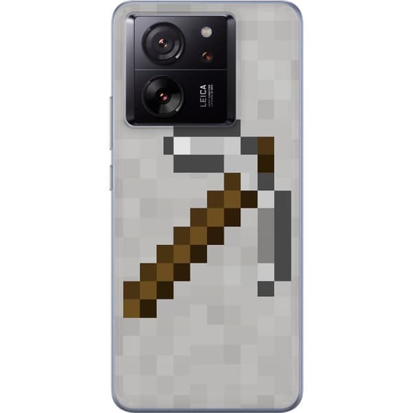 Xiaomi 13T Pro Läpinäkyvä kuori Minecraft Työkalut
