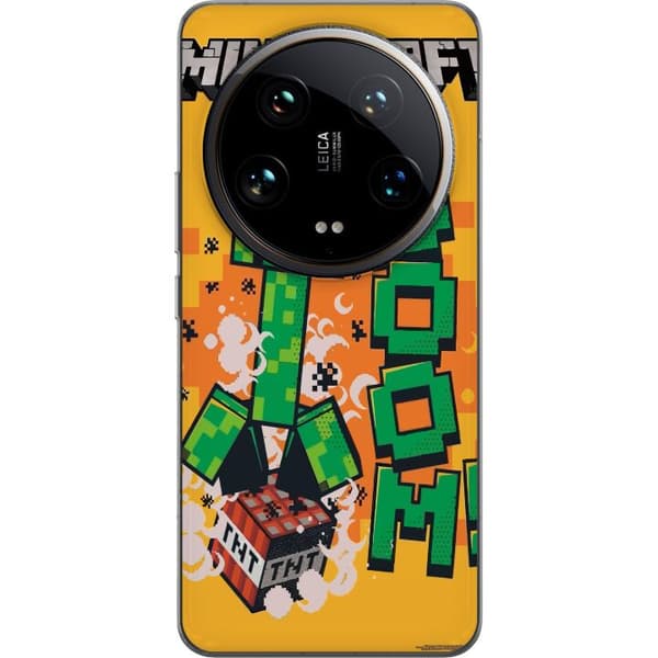 Xiaomi 14 Ultra Läpinäkyvä kuori Minecraft Boom